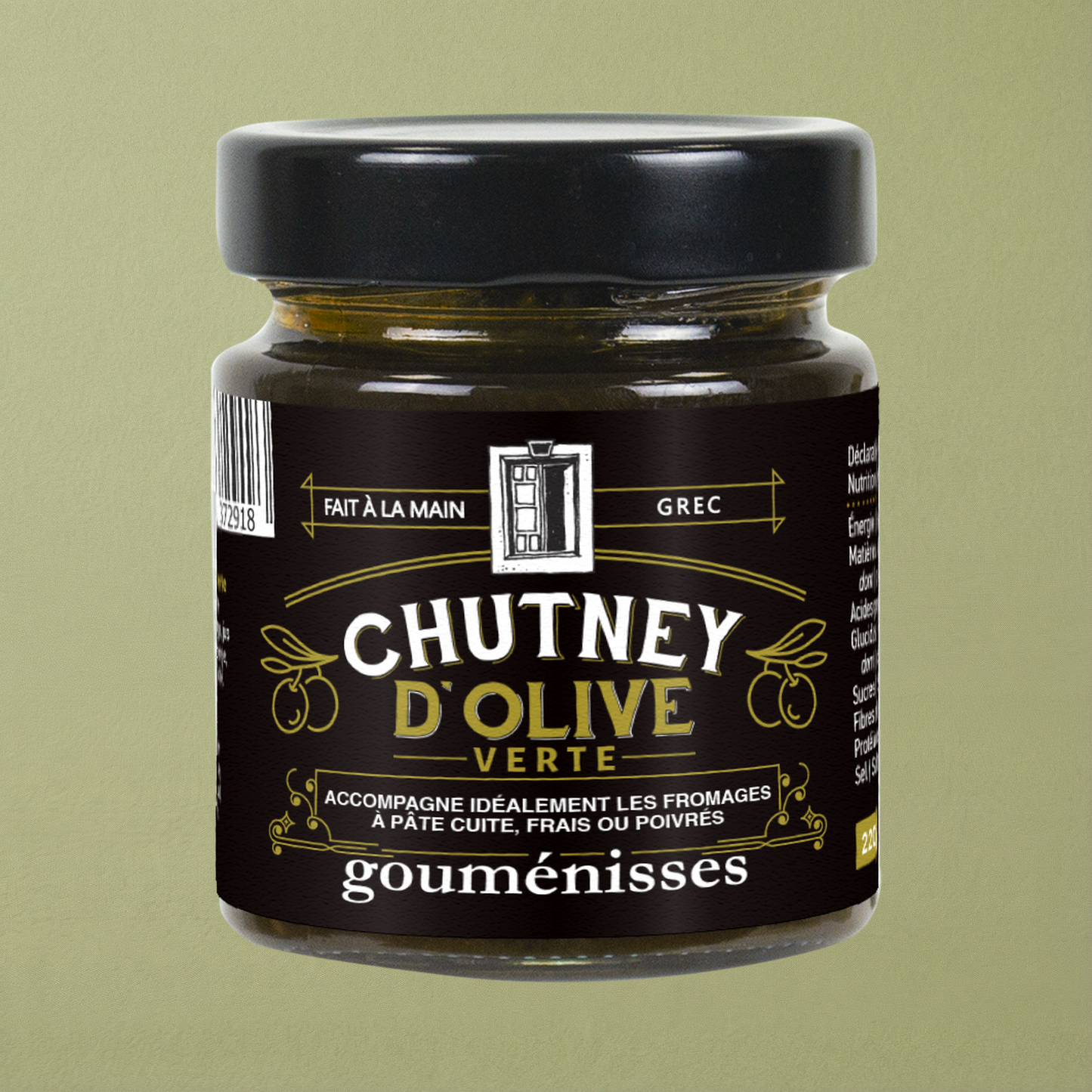 Tartinade d'Olives Vertes & Épices - 220g