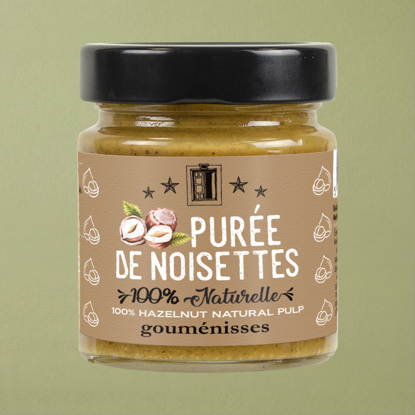 Pâte de Noisettes Grecques Torréfiées (Premium) - 180g