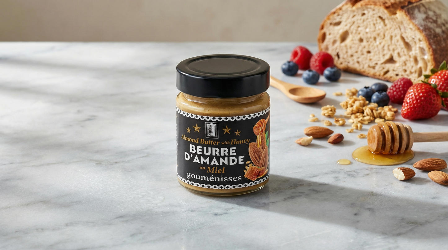 Crème d'Amandes Grecques au Miel - 180g