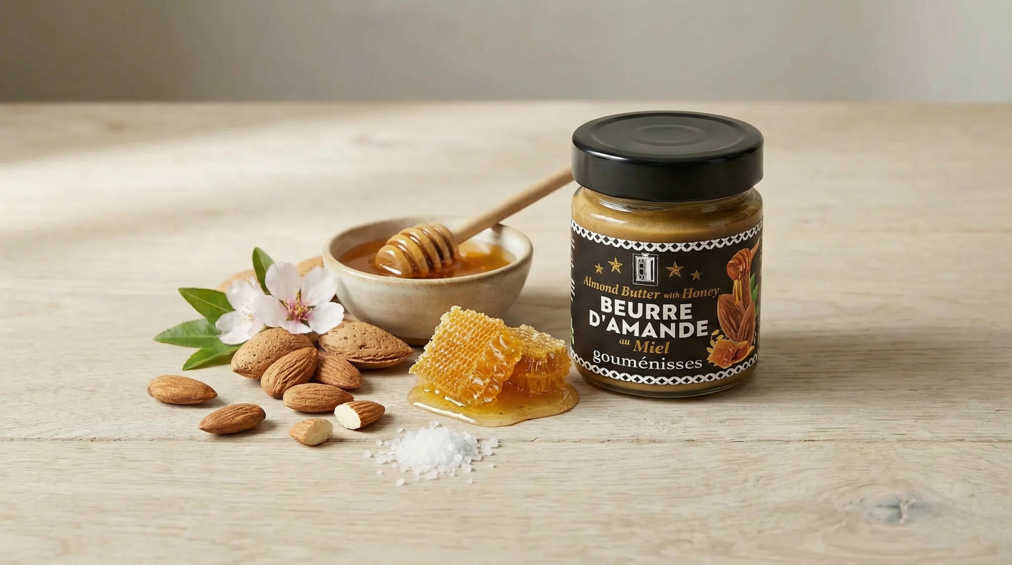 Crème d'Amandes Grecques au Miel - 180g
