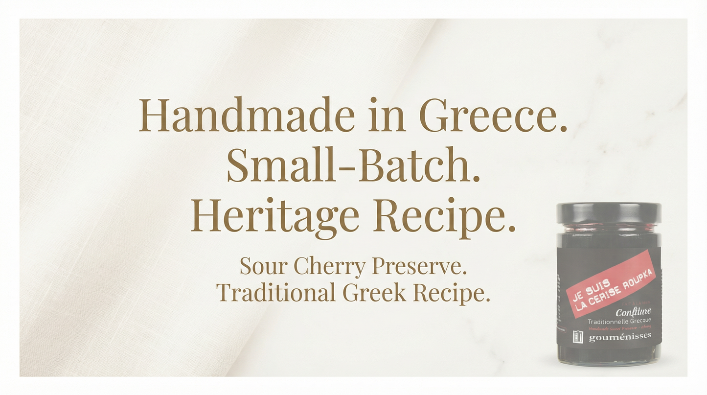 Cerises Griottes Confites (Sirop Léger) - 450g