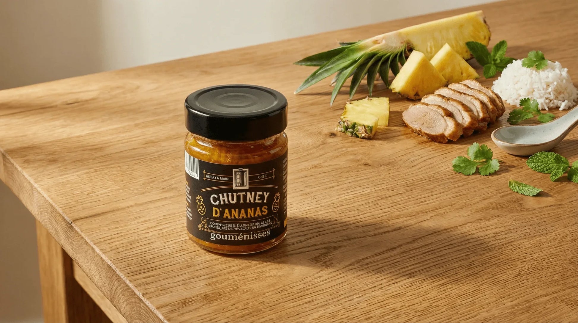 Chutney d'Ananas Rôti - PANDAESiA