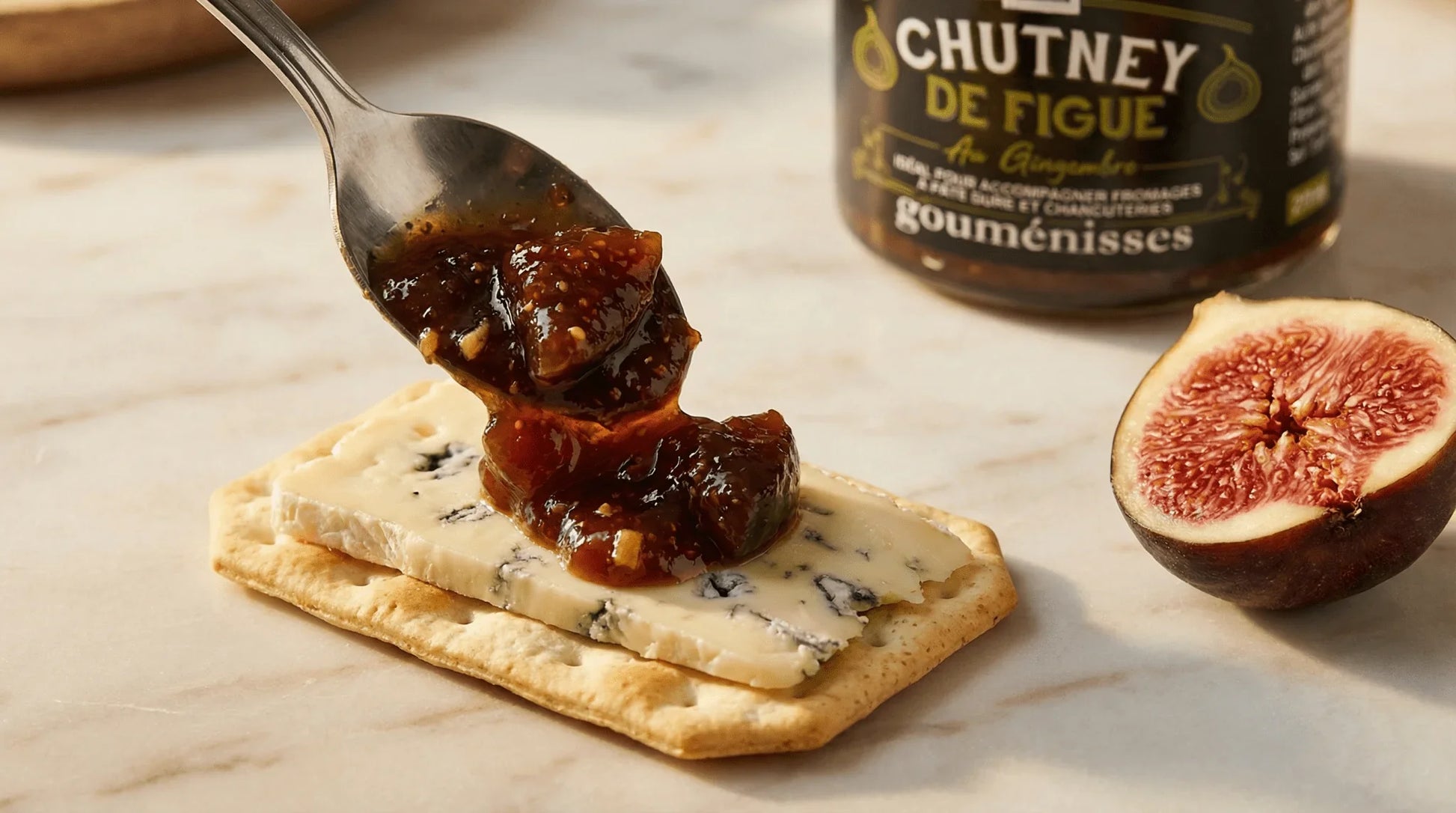 Chutney de Figues & Gingembre Frais - PANDAESiA