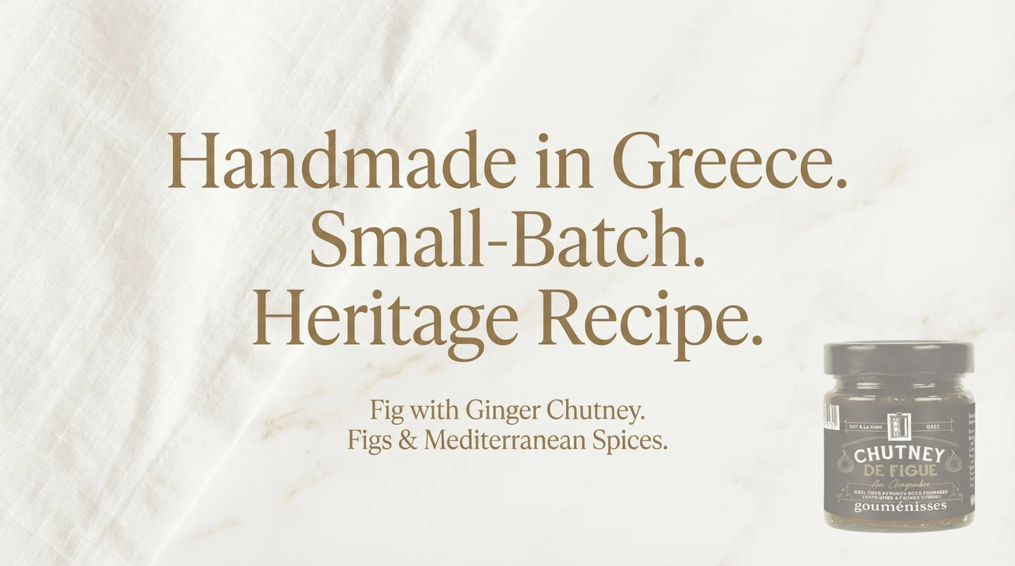 Chutney de Figues & Gingembre Frais - PANDAESiA