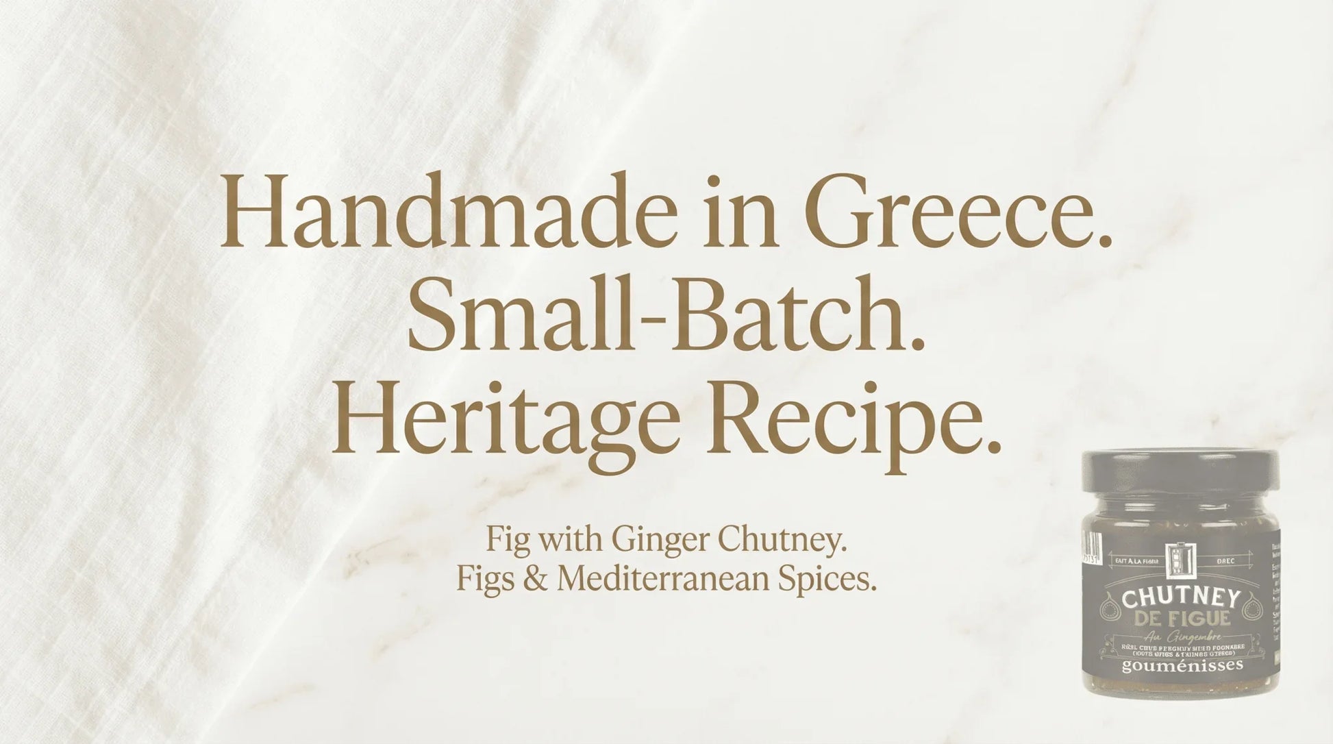 Chutney de Figues & Gingembre Frais - PANDAESiA