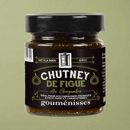 Chutney de Figues & Gingembre Frais - PANDAESiA