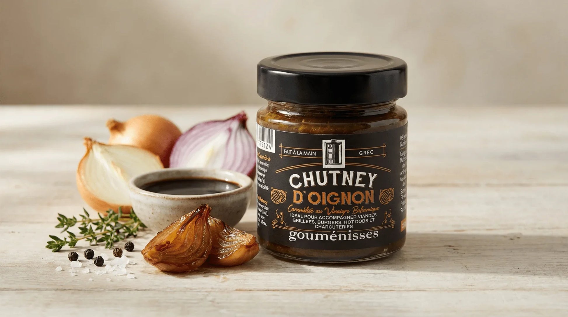 Confit d'Oignons Balsamique - PANDAESiA
