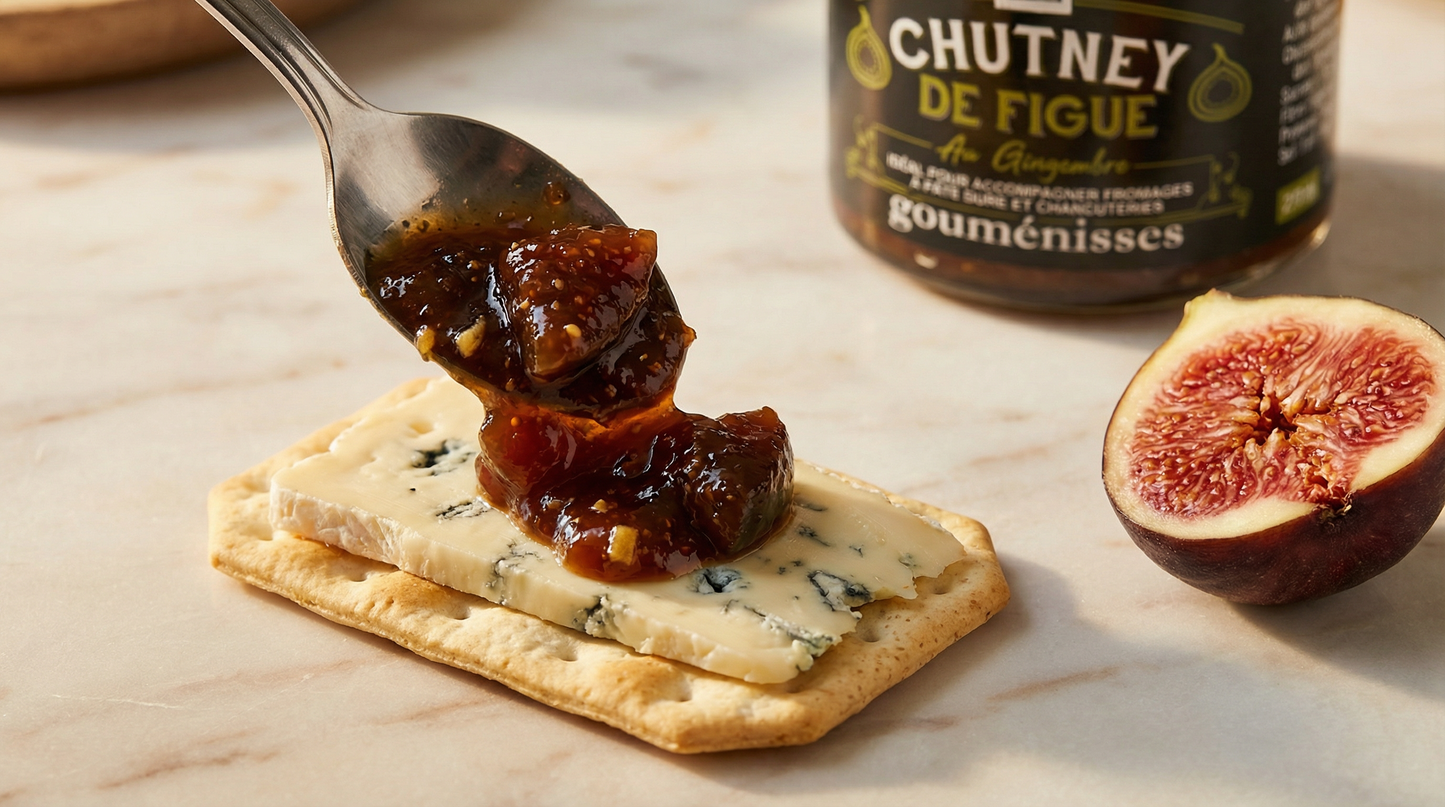 Chutney de Figues & Gingembre Frais - 220g