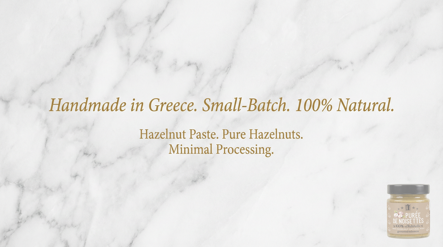 Pâte de Noisettes Grecques Torréfiées (Premium) - 180g