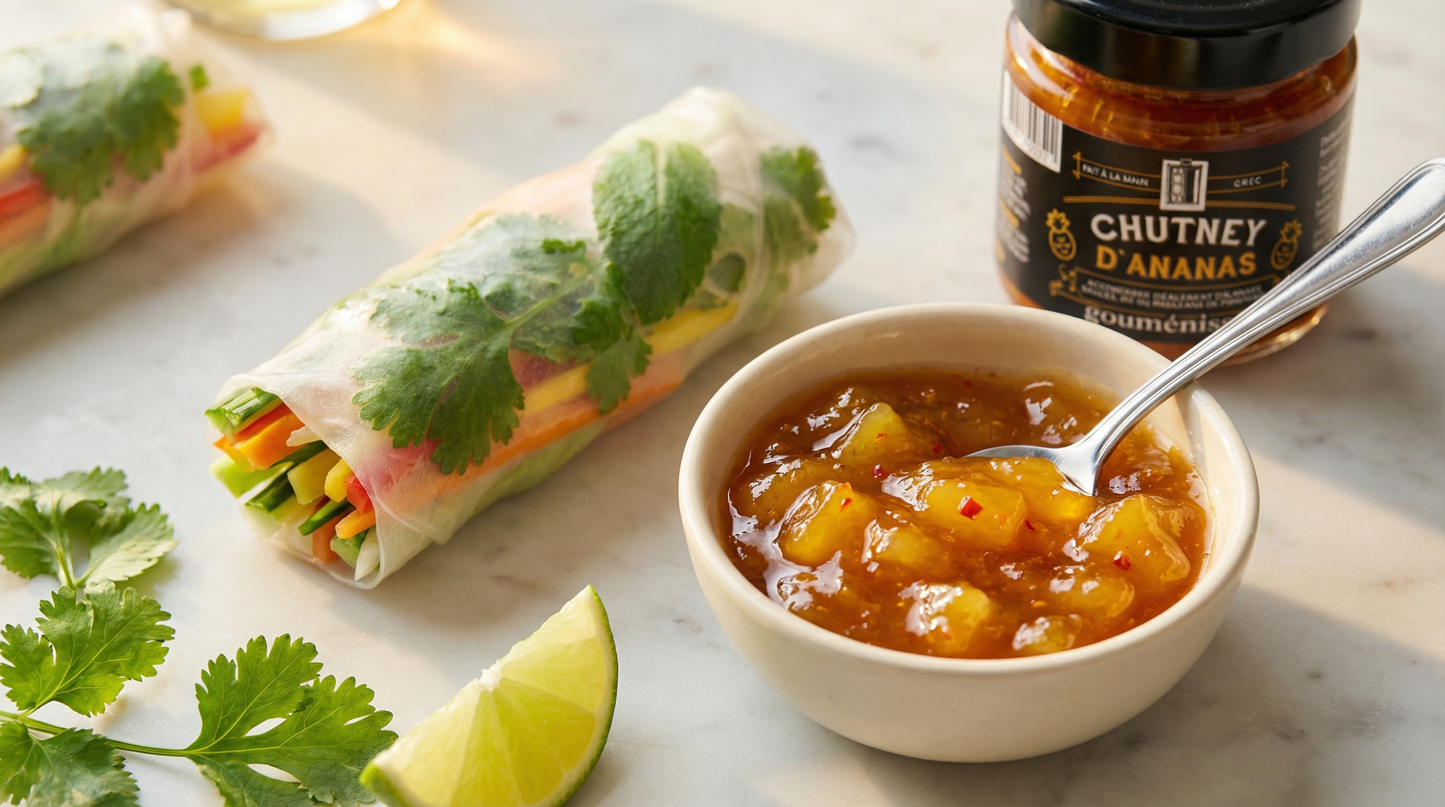 Chutney d'Ananas Rôti aux Épices - 220g