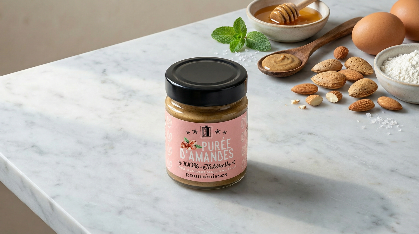 Pâte d'Amandes Grecques Croquantes (Premium) - 180g