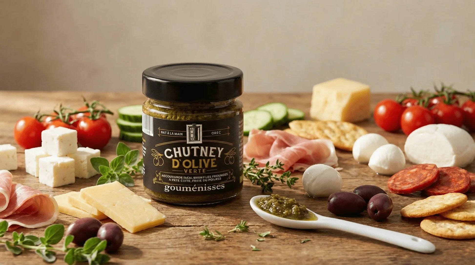 Tartinade d'Olives Vertes - PANDAESiA
